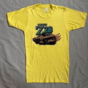Vintage 1978 Camaro Z28 Glitter Tee | Mayo Spruce Single Stitch USA